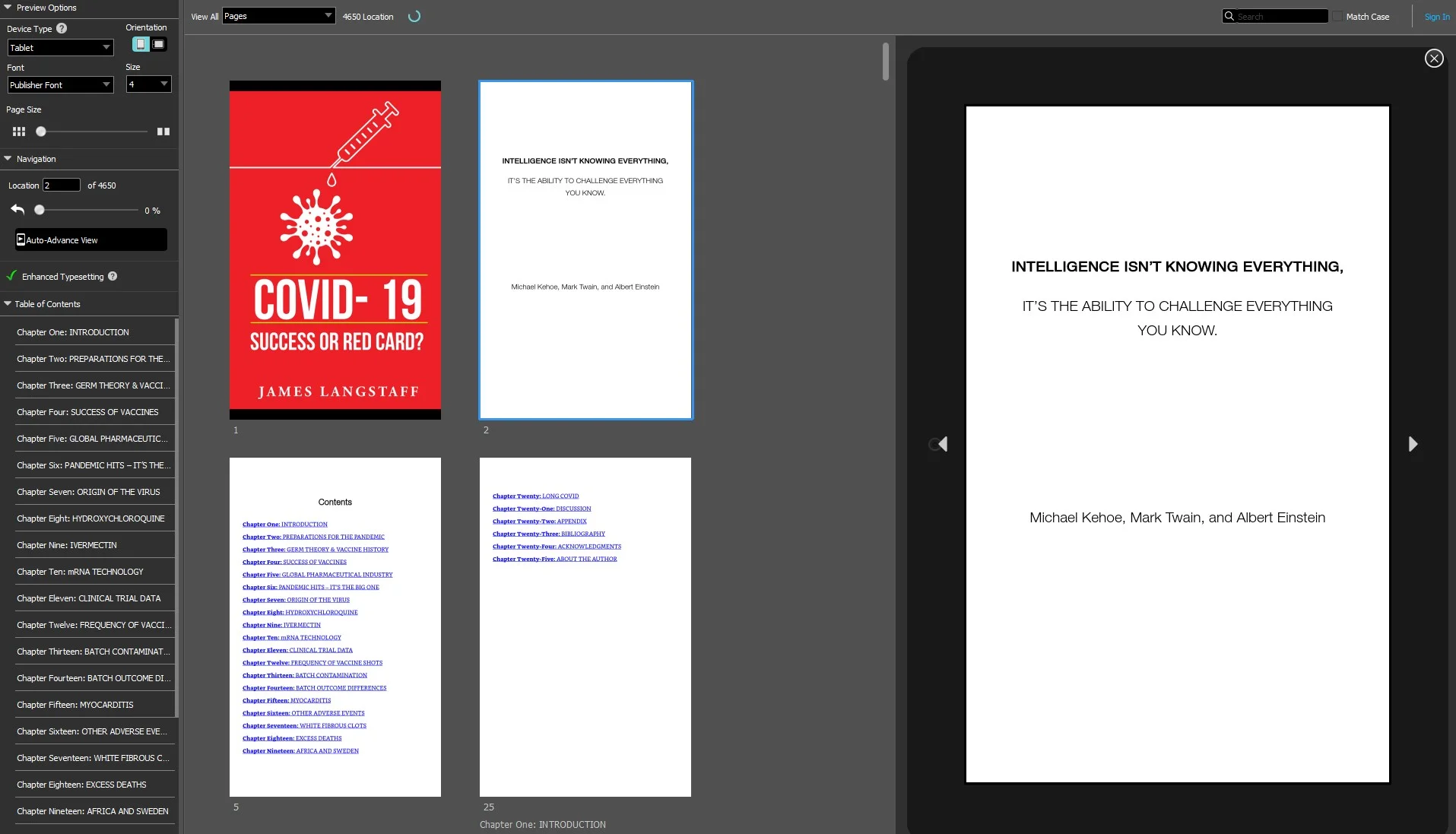 Sample Interior Page